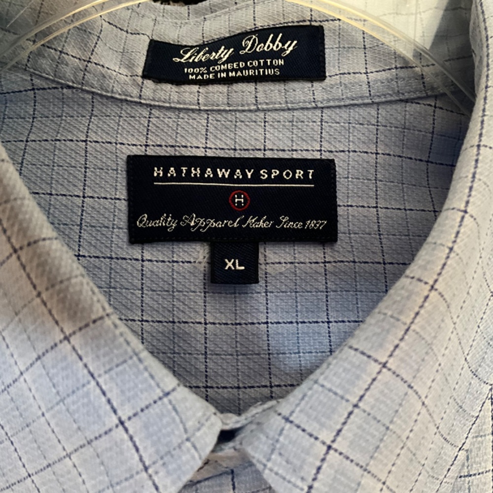 Hathaway Bundle Sport Mens dress Shirt Size XL Buy two for a price of one - Picture 8 of 13